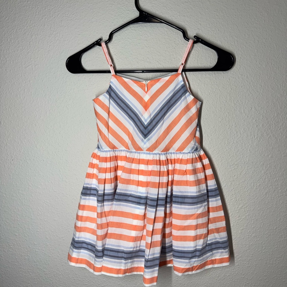 Gymboree Orange and Blue Striped Dress